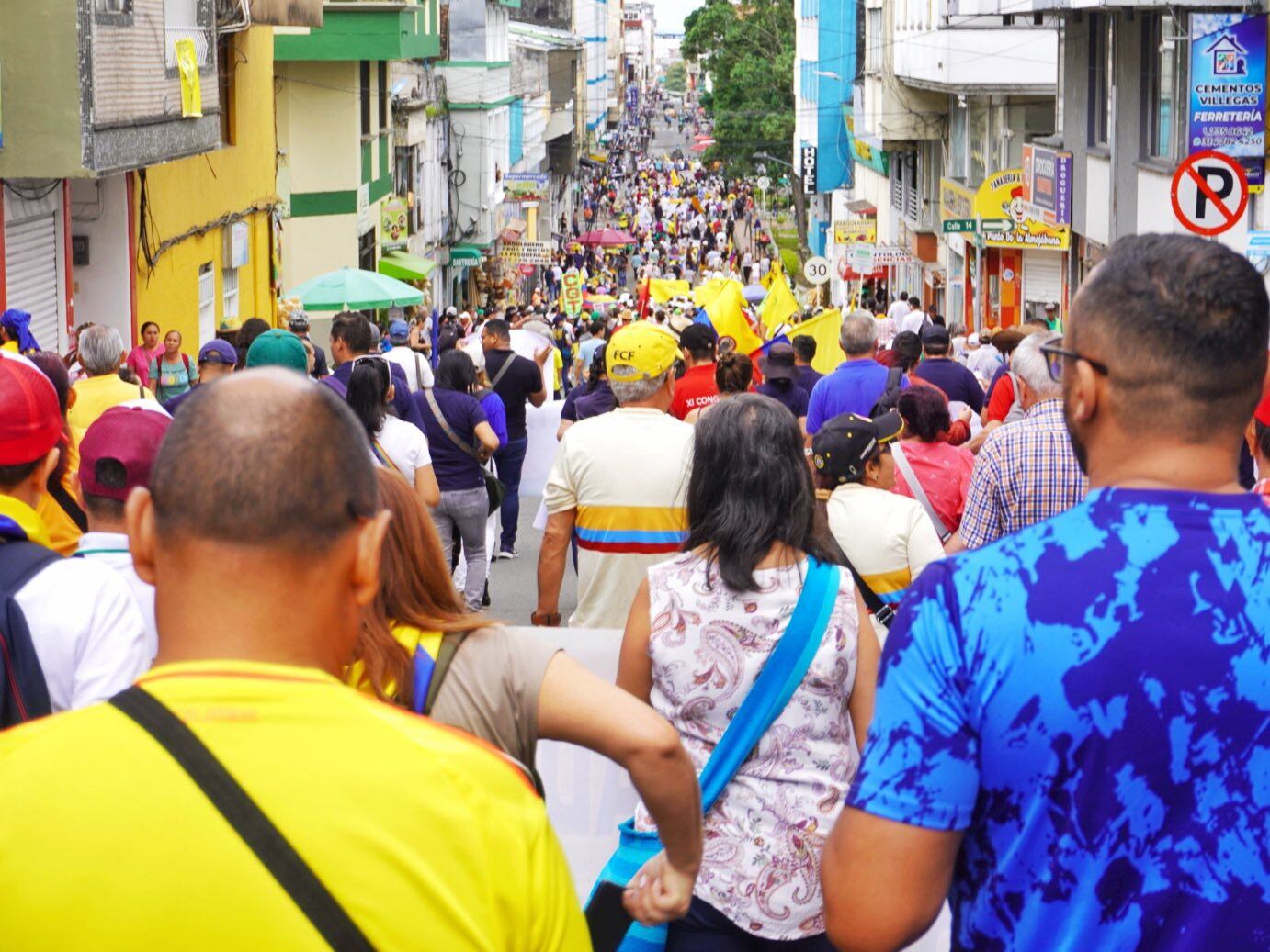 3000 Personas marcharon en Armenia en el día del trabajo. Foto: Cortesía Suteq
