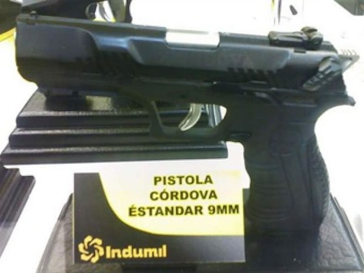 Córdova, la primera pistola colombiana que apunta al mercado internacional