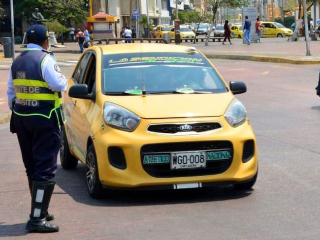 Desde este lunes nueva rotación de pico y placa para taxis en Cartagena