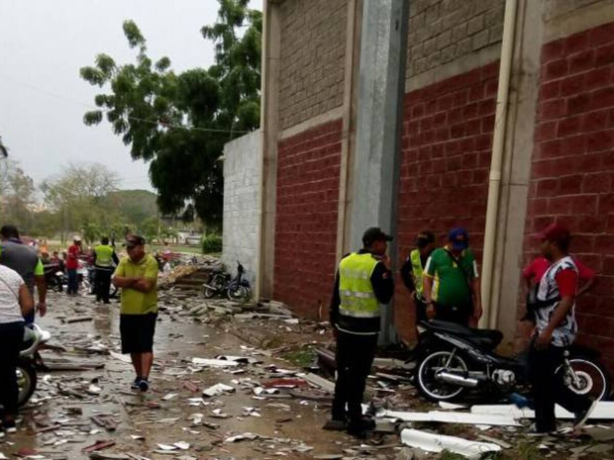Fuerte vendaval afecta a siete municipios en el Atlántico