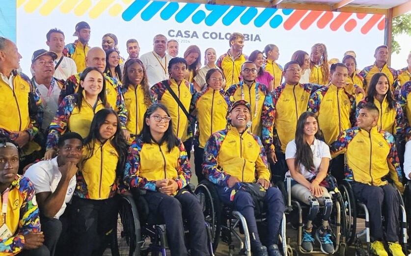 Delegación colombiana Juegos Paralímpicos de Paris 2024/ @COLParalimpico
