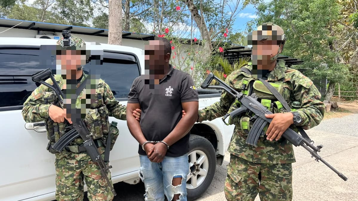 Alias ‘Morcilla’, disidente Farc capturado en Cauca, lideraba minería ilegal en Farallones de Cali