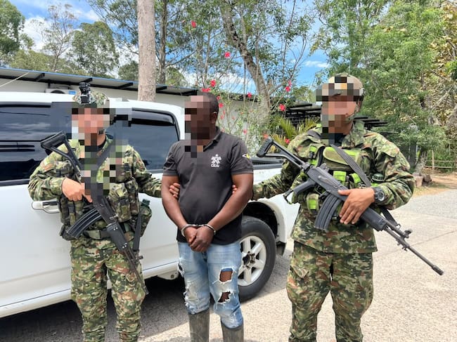 Alias ‘Morcilla’, disidente Farc capturado en Cauca, lideraba minería ilegal en Farallones de Cali