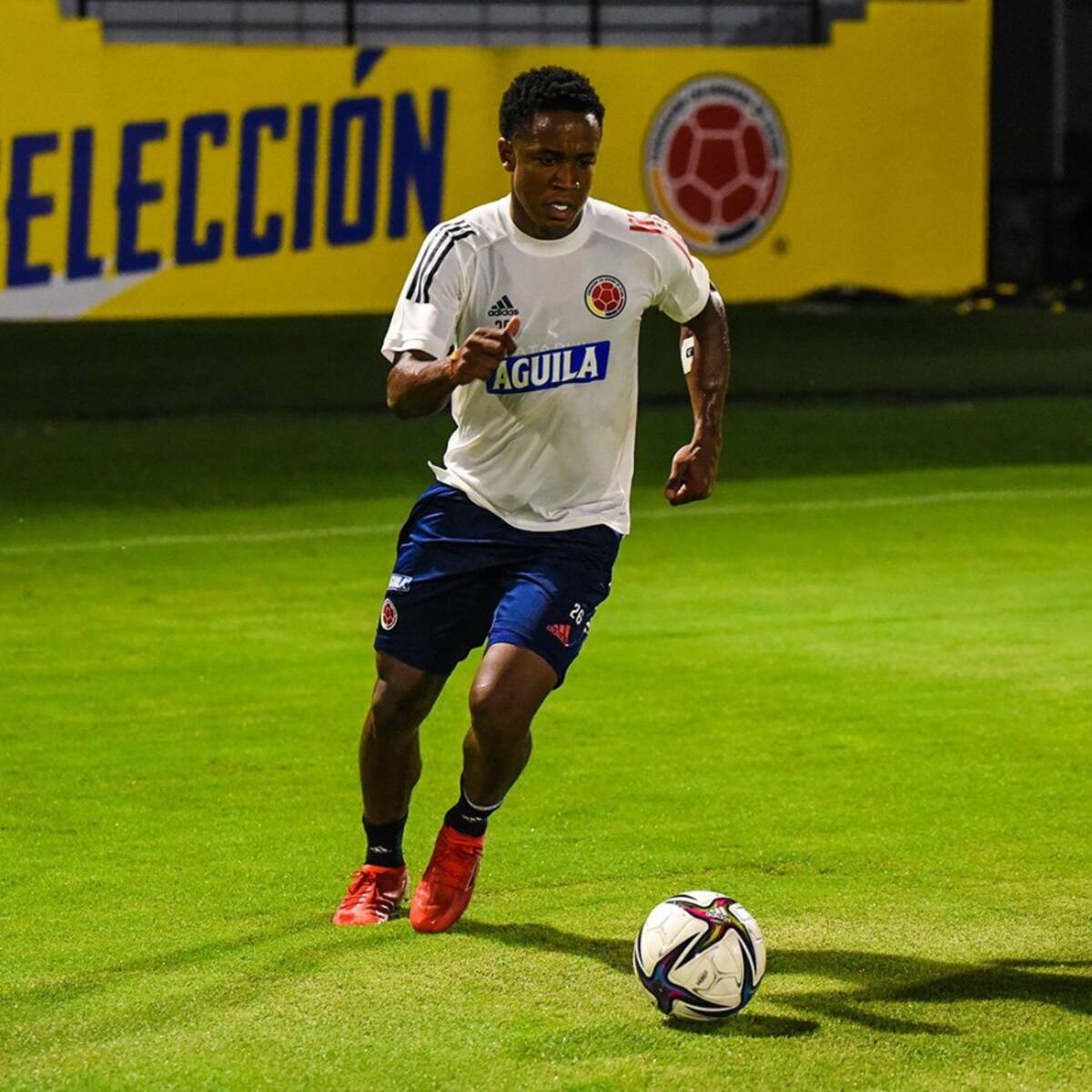 Luis Sinisterra, extremo de la Selección Colombia.