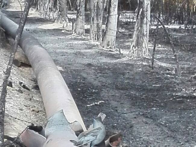 Válvula ilegal causó incendio en el oleoducto Trasandino