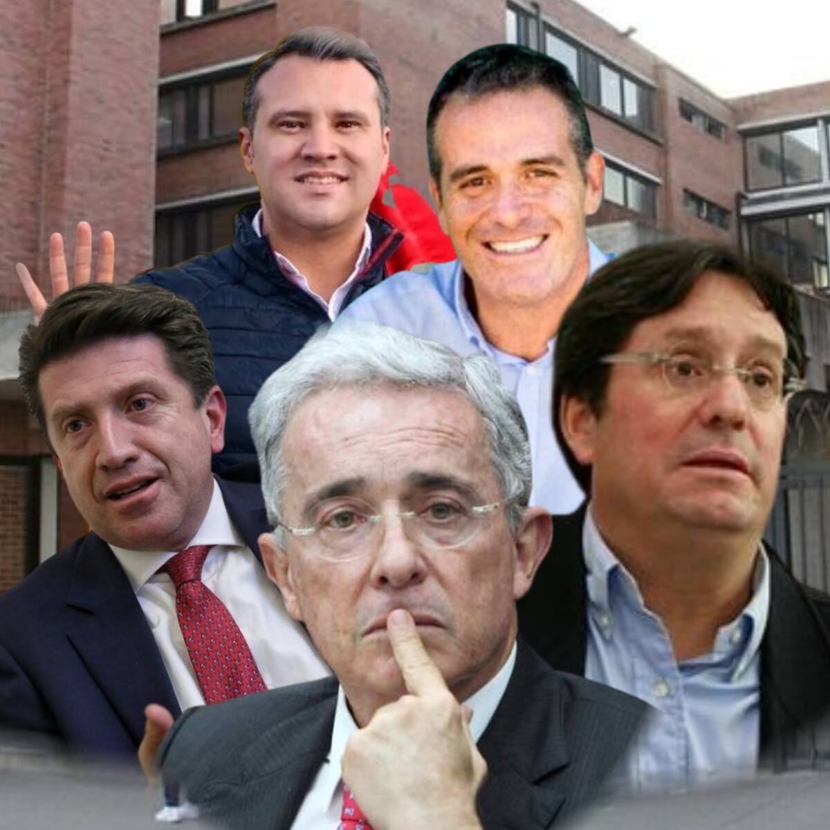 Juicio Álvaro Uribe: estas son las figuras políticas que respaldan en Paloquemao al expresidente
