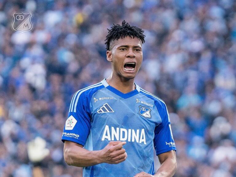 Luis Marimón en Millonarios - Cortesía Millonarios FC