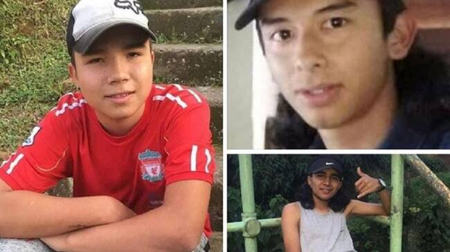 Varios de los jóvenes desaparecidos en Antioquia. Imágenes autorizadas por sus familiares.