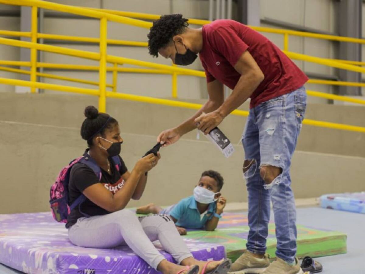 Más de 550 damnificados son atendidos en albergues temporales de Cartagena