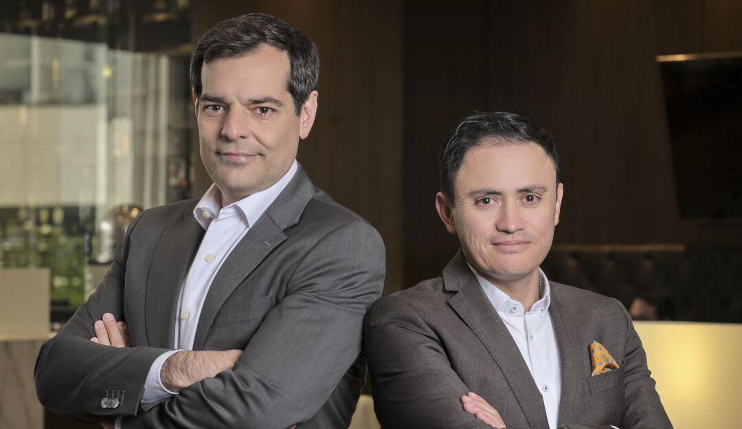 Sergio Cano CEO del Grupo Ingenium de España y Juan Carlos Buitrago Country Manager para Colombia de Suma Móvil