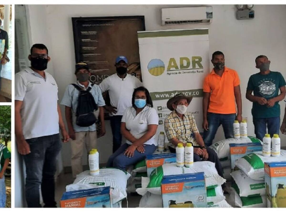 Productores de maíz recibieron fertilizantes y herbicidas en Bolívar