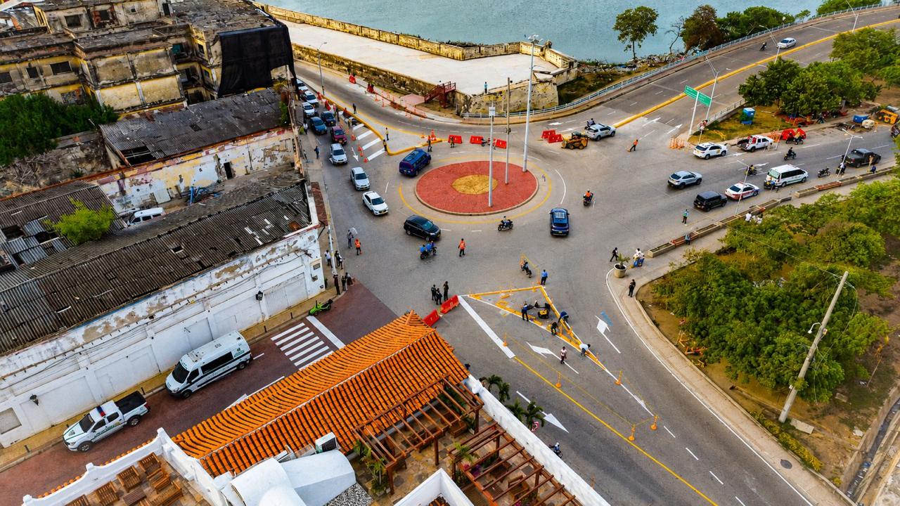 Nuevas vías en la ciudad. // Alcaldía de Cartagena