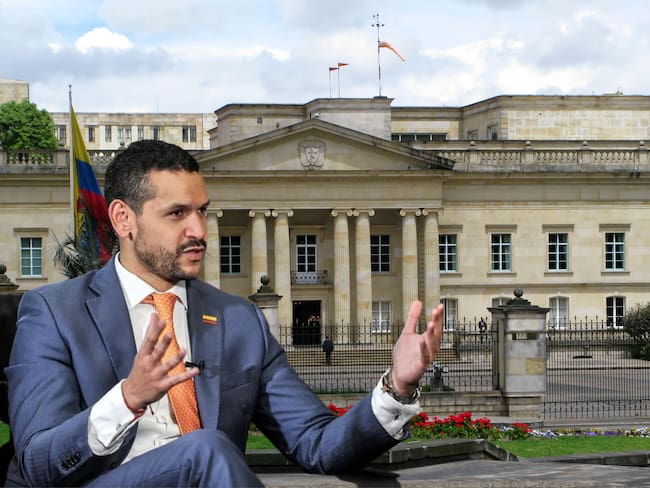 Daniel Palacios y Casa de Nariño. Fotos: Getty Images.