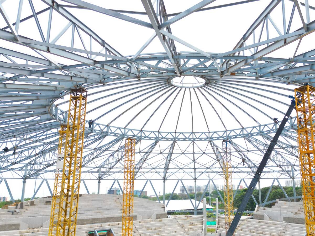 Pronto iniciará la instalación de la cubierta del Coliseo Mayor de Ibagué
