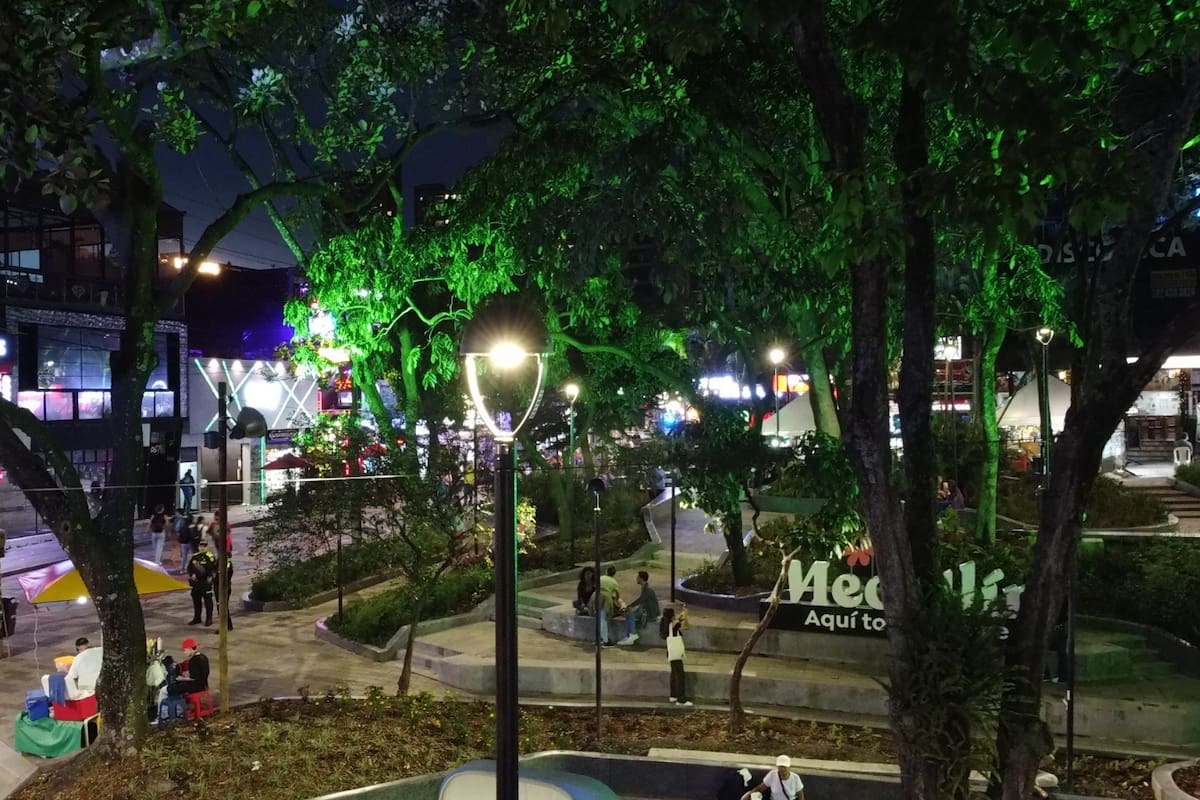 Parque Lleras in Medellín