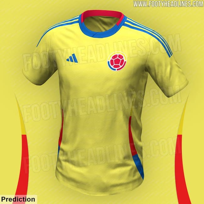 Posible camiseta de Seleccion Colombia