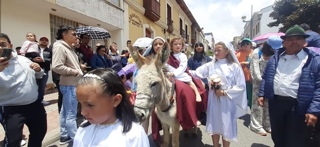 Procesión Infantil Semana Santa Tunja / Foto: Caracol Radio Tunja