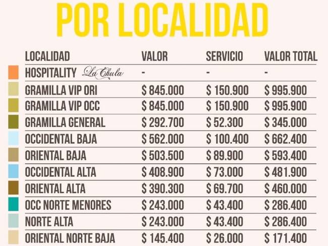 GRUPO FIRME PRECIOS BOGOTA