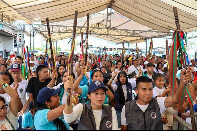 Entrega de tierras en Tumaco. Foto: Gobernación de Nariño