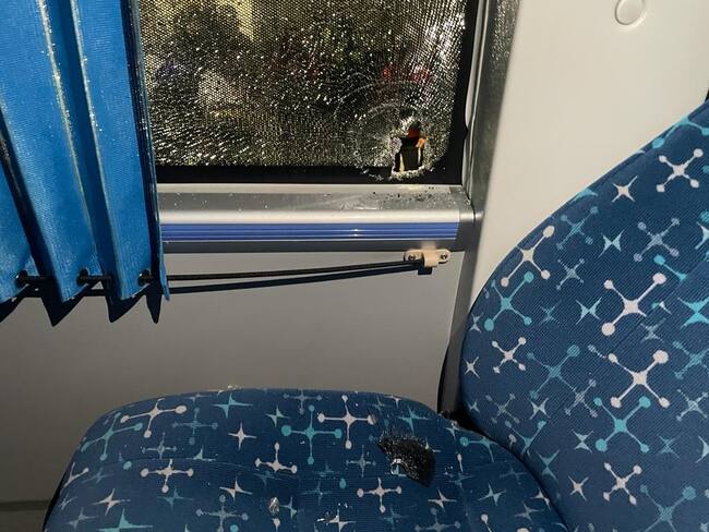 Atacado el bus de Millonarios