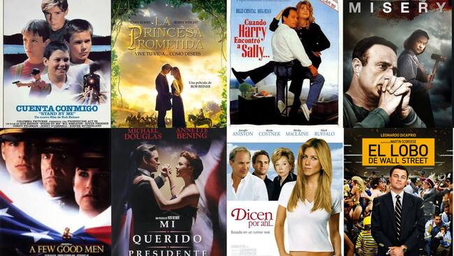 Películas de Rob Reiner (créditos: IMDb y SensaCine)