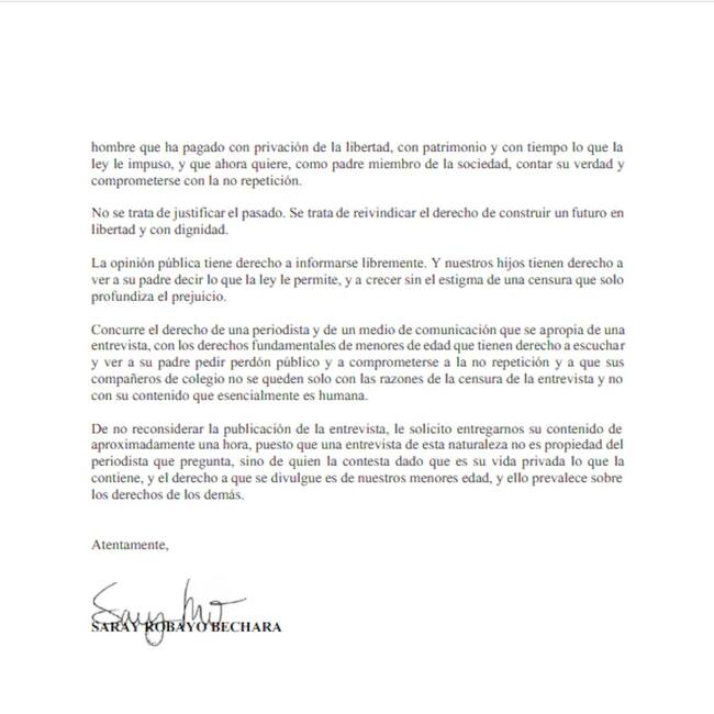 carta 2 congresista a Eva Rey