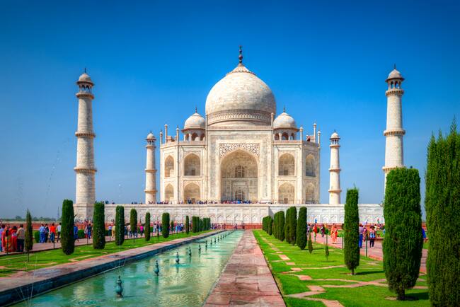 Taj Mahal, India (Foto vía Getty Images)