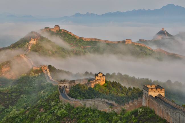 Muralla China (Foto vía Getty Images)