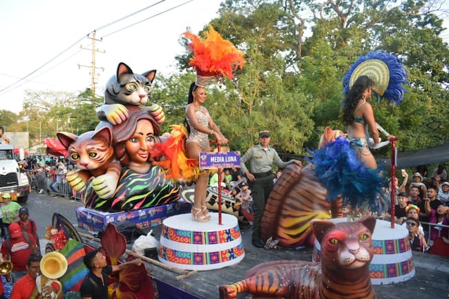 Carrozas en fiestas de Sincelejo/Cortesía