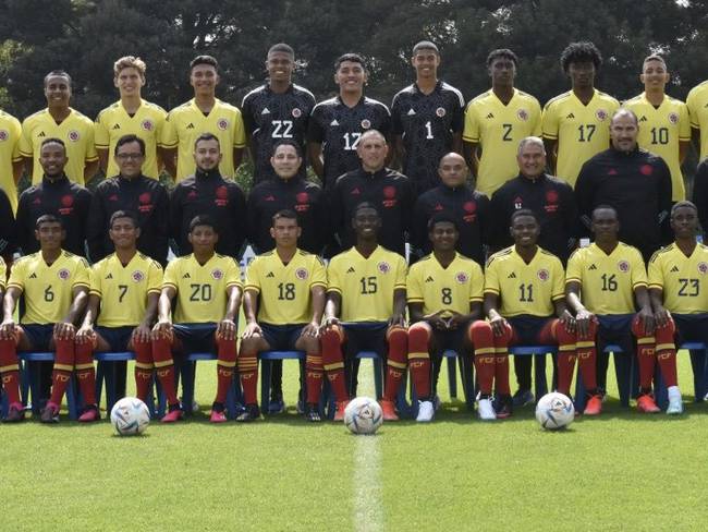 Selección Colombia Sub-17 que disputará el Sudamericano en Ecuador / FCF