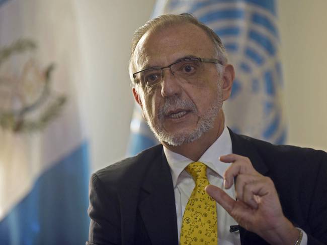 El entonces jefe de la Comisión Contra la Impunidad en Guatemala(CICIG), Iván Velásquez.
(Foto: JOHAN ORDONEZ/AFP via Getty Images)