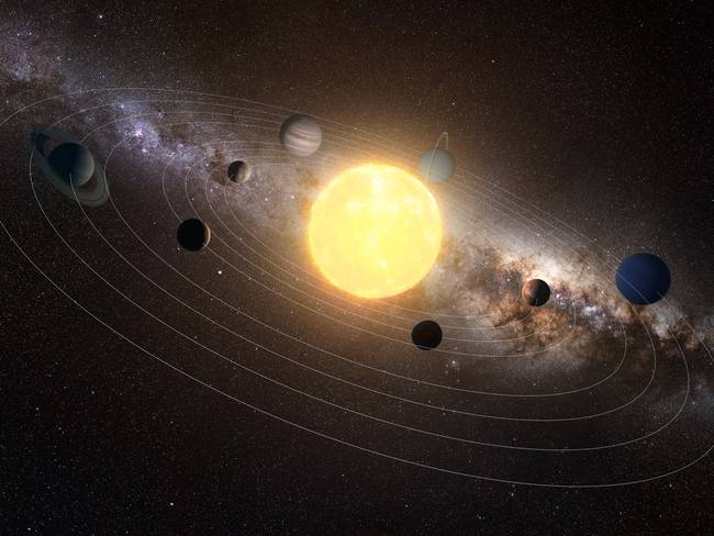 Sistema solar - imagen de referencia