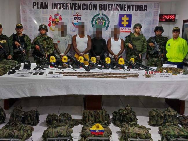 Los siete capturados era del Grupo Armado Organizado Residual Estructura Sexta “Columna Móvil Jaime Martínez”.