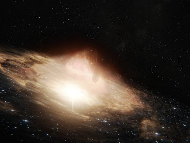 Por primera vez se habría detectado el nacimiento de un agujero negro