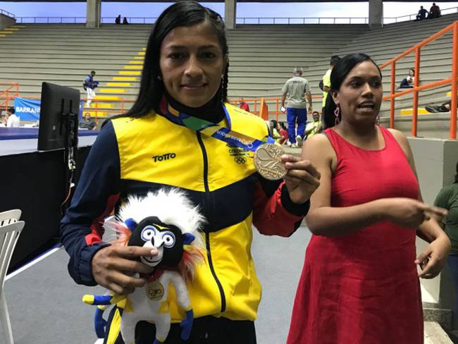 Carolina Castillo logró un Oro para Colombia en la lucha