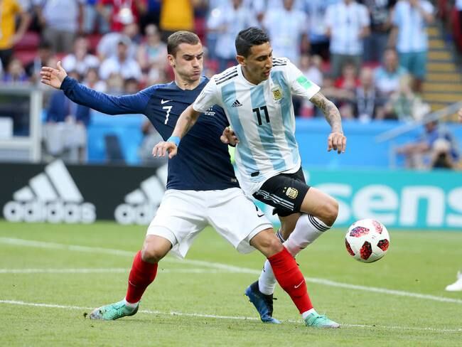 Enfrentamiento entre Francia y Argentina por los octavos de final del Mundial de Rusia 2018 (Photo by Jean Catuffe/Getty Images)