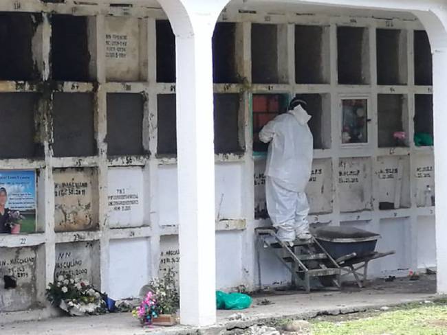 El cementerio de Apartadó está sin espacio y reubicará restos óseos