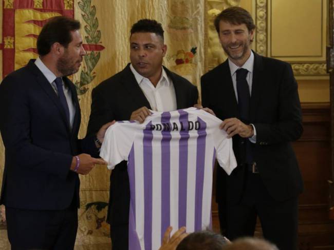 Ronaldo, presentado como máximo accionista del Valladolid