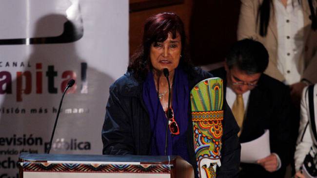 Patricia Ariza, ministra de cultura designada por el presidente electo, Gustavo Petro. 