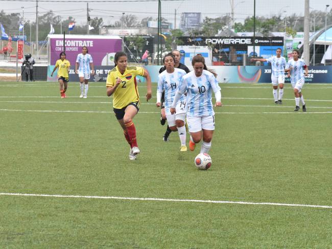 Colombia venció a Argentina en la cetgoría sub-20 femenina de los Juegos Suramericanos / Foto: Selección Argentina