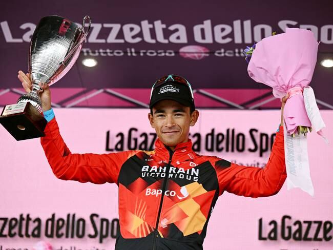 Santiago Buitrago ciclista colombiano ganador de la etapa 19 del Giro de Italia 2023