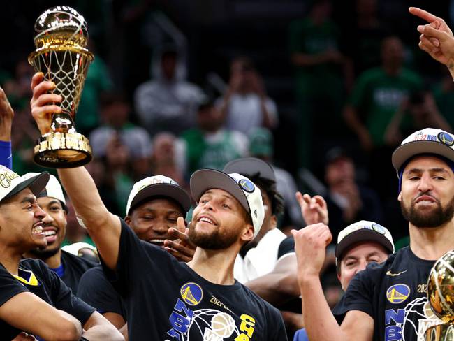 Curry fue elegido el MVP de las finales de la NBA.