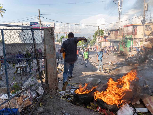 Protestas en Haití.